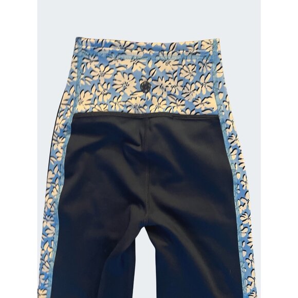 Lilly Pulitzer Luxletic Carpe Vita Flare Leggings Mid-Rise Low Tide Navy XXS - Picture 12 of 15